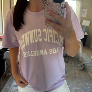 Pacific Sunwear Light Purple Graphic Tee